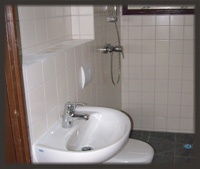 Kleines Bad im Bungalow in Ferchesar f�r eine Fam. aus Berlin