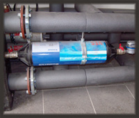 Patrone zum Einhalten der Vorschrift f�r F�llwasser der Heizungsanlage 
